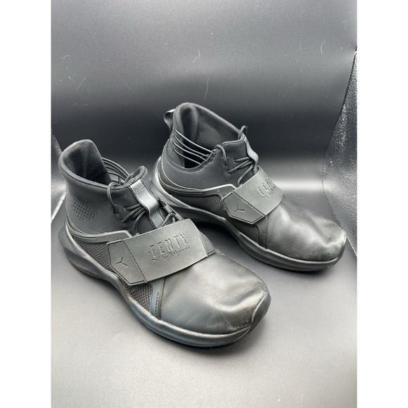 PUMA x Fenty by Rihanna Ignite Trainer Sneakers Black Women's Size 7 - Picture 1 of 5